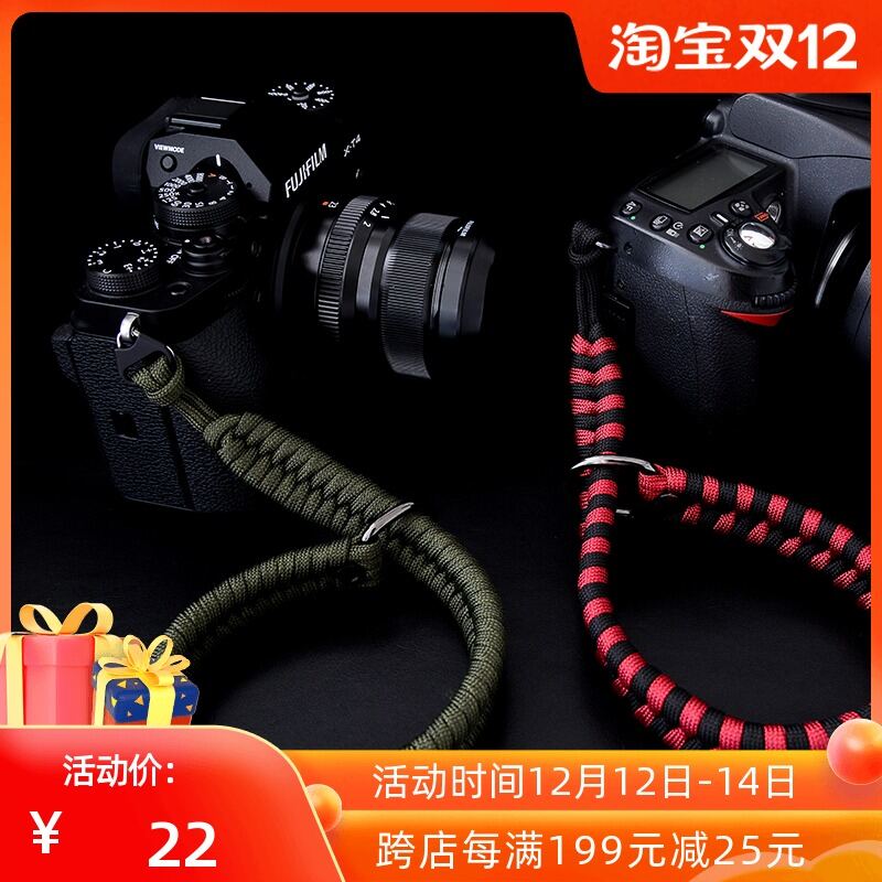 Dây Đeo Cổ Tay Máy Ảnh Dây Đeo Cổ Tay Dệt Đơn DSLR Dây Đeo Chống Mất Canon Sony Fuji Polaroid