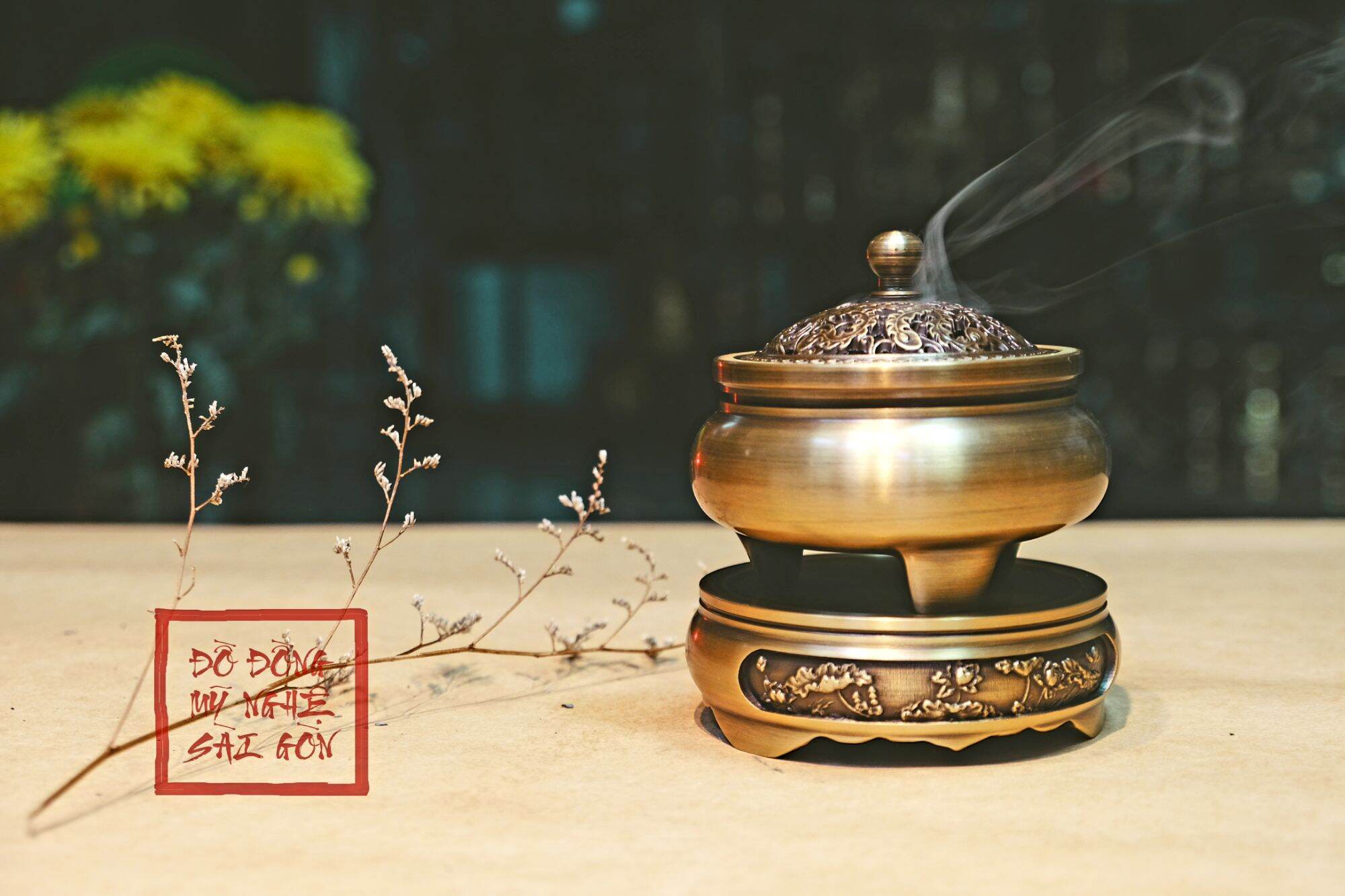 Lư Xông Trầm Bằng Đồng Cao Cấp