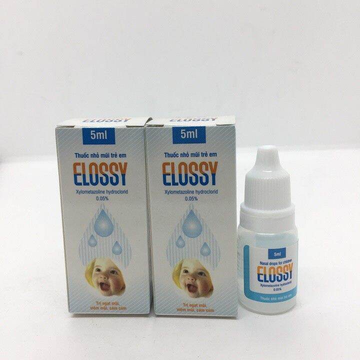 Dung dich nhỏ mũi trẻ em ELOSSY (lọ 5ml)