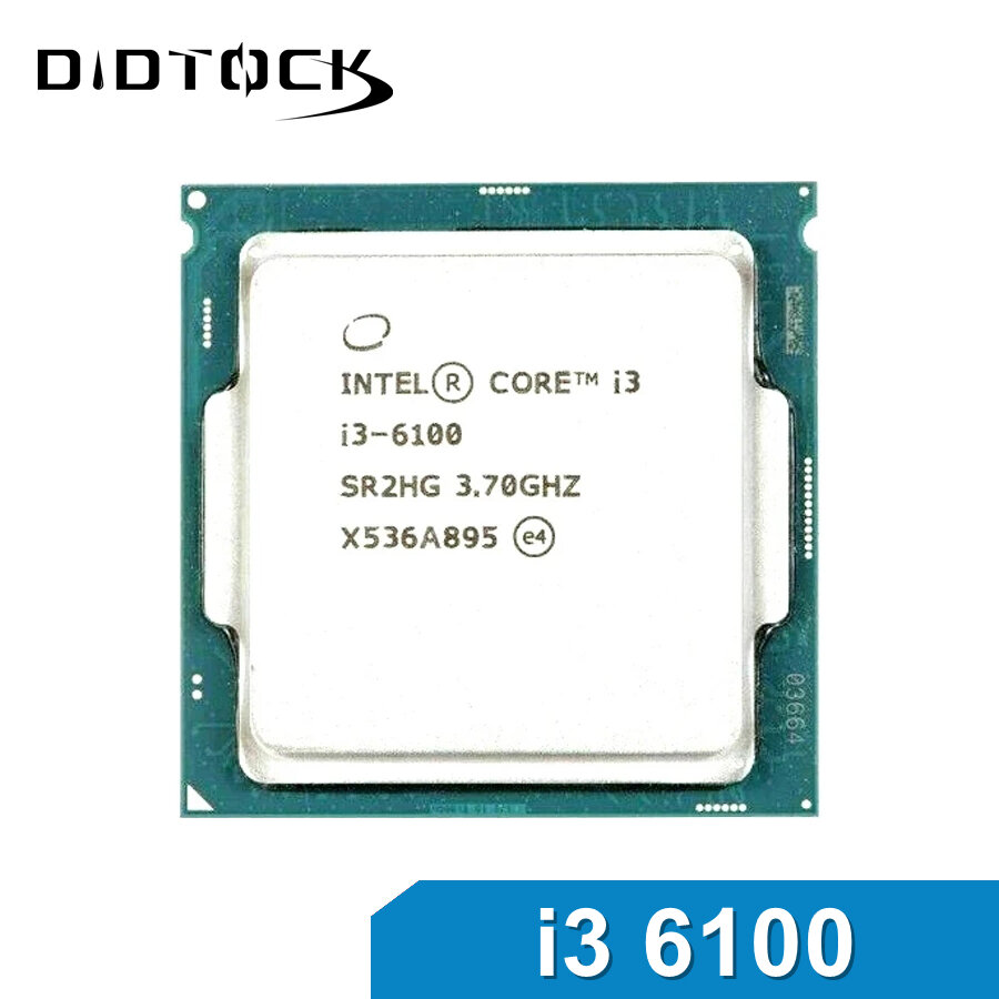 Intel | Intel Core I3 6100 3.7GHz Dual-Core 3M Cache 51W LGA 1151 Socket CPU Máy Tính Để Bàn Hỗ Trợ DDR3 Sử Dụng Văn Phòng Giá 316,000 Đồng*Miễn phí vận chuyển