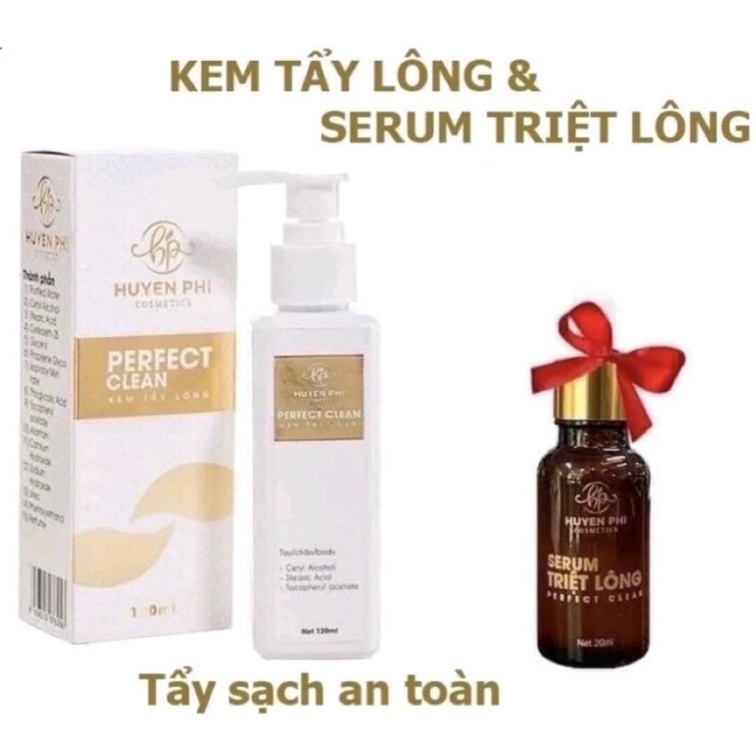 Kem Tẩy Lông Huyền Phi Chính Hãng tặng kèm Serum Triệt Lông
