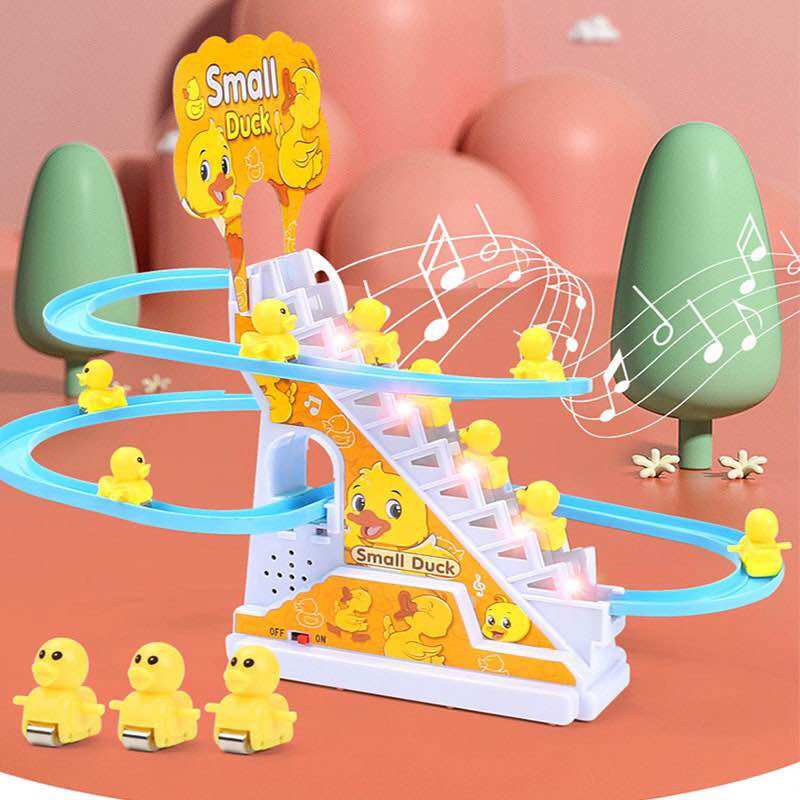 🐥🐥🐥 đồ chơi vịt leo thang có đèn và nhạc siêu xinh cho bé
