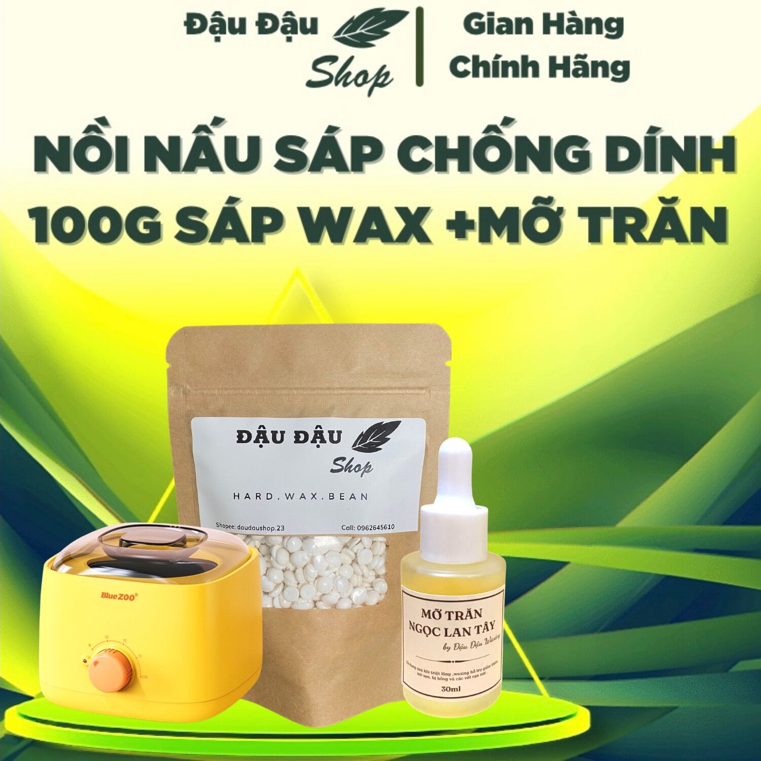 Combo wax nồi chống dính thế hệ mới