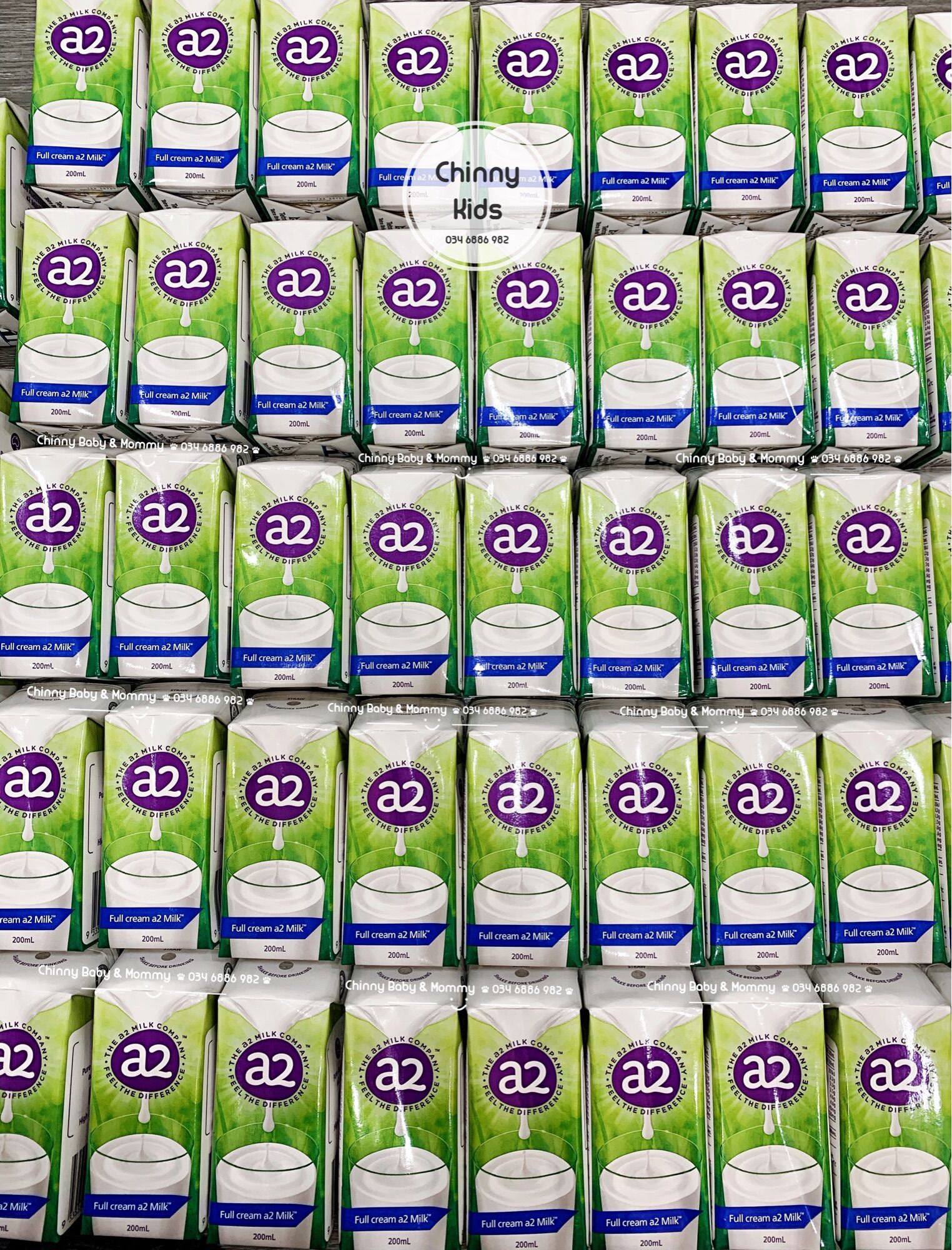 Thùng Sữa Tươi A2 Nguyên Kem Úc ( Dạng Nước )