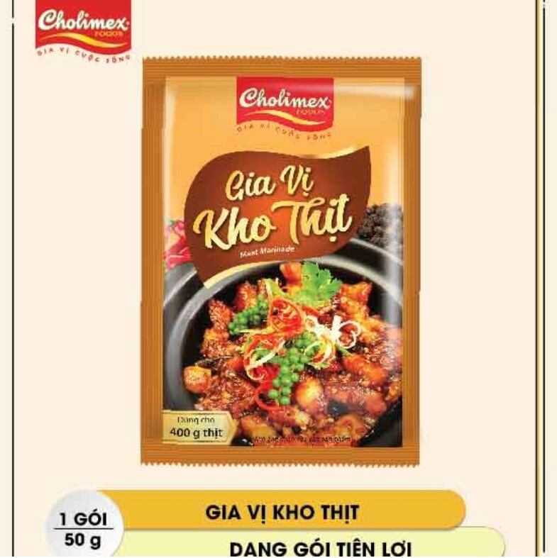 Gia vị kho thịt gói 50g