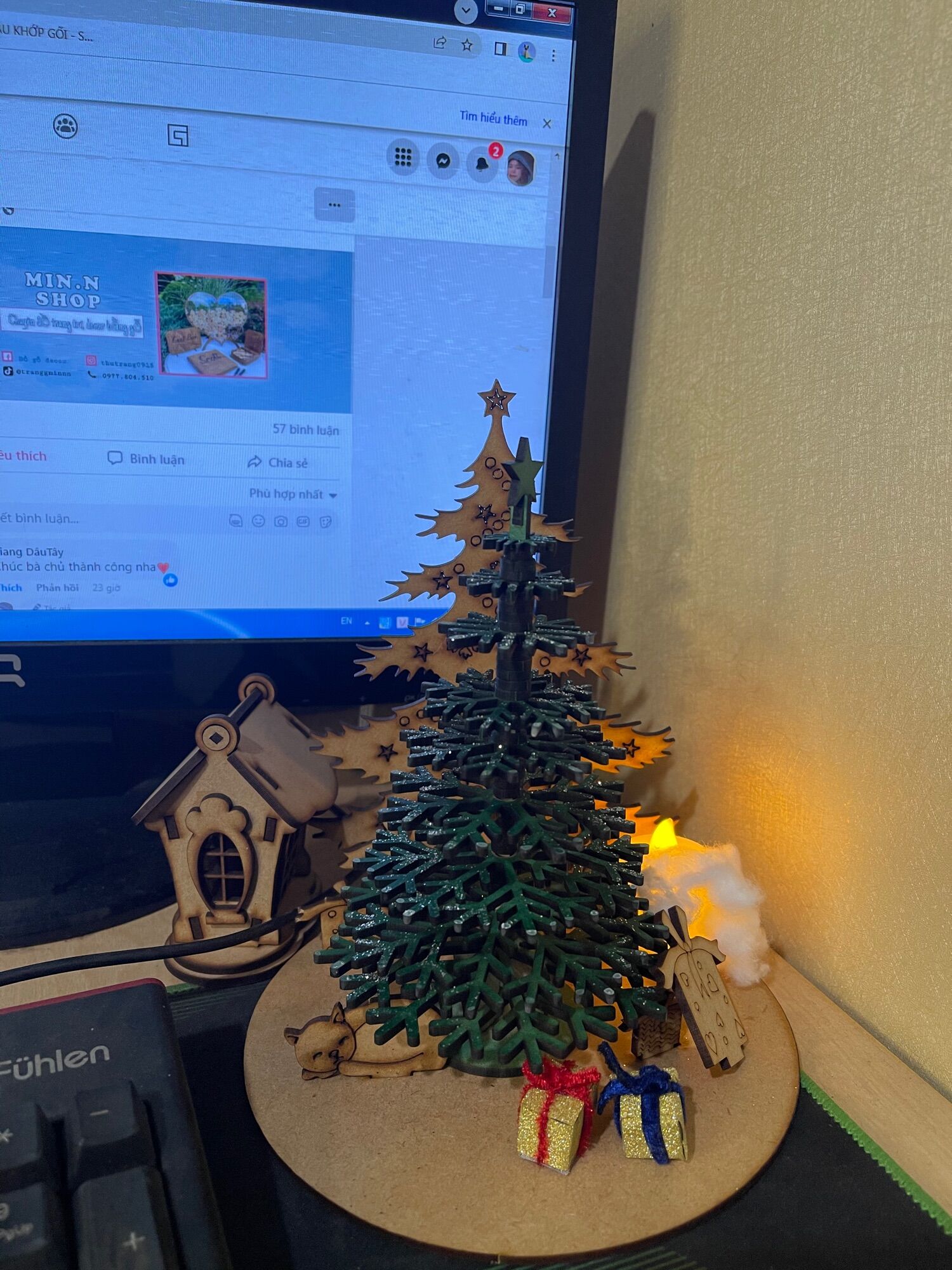 MÔ HÌNH LẮP RÁP CÂY THÔNG NOEL