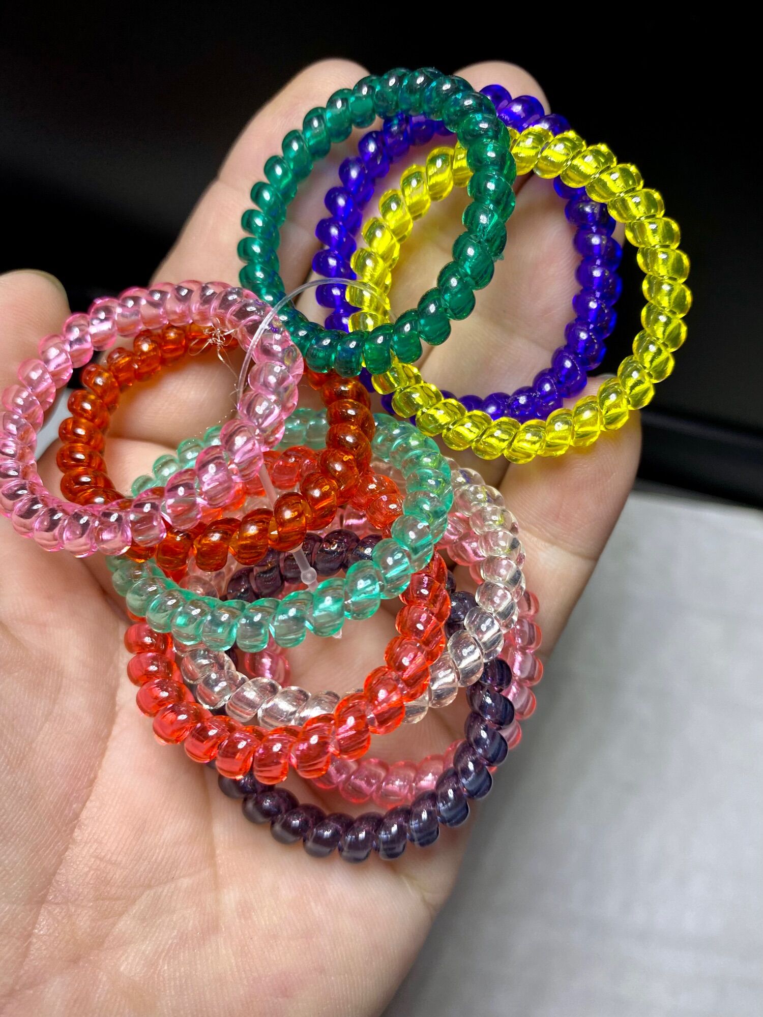 🏵️ Set 10 cột tóc Lò Xo, Mẫu Nhỏ, Siêu Co Giãn