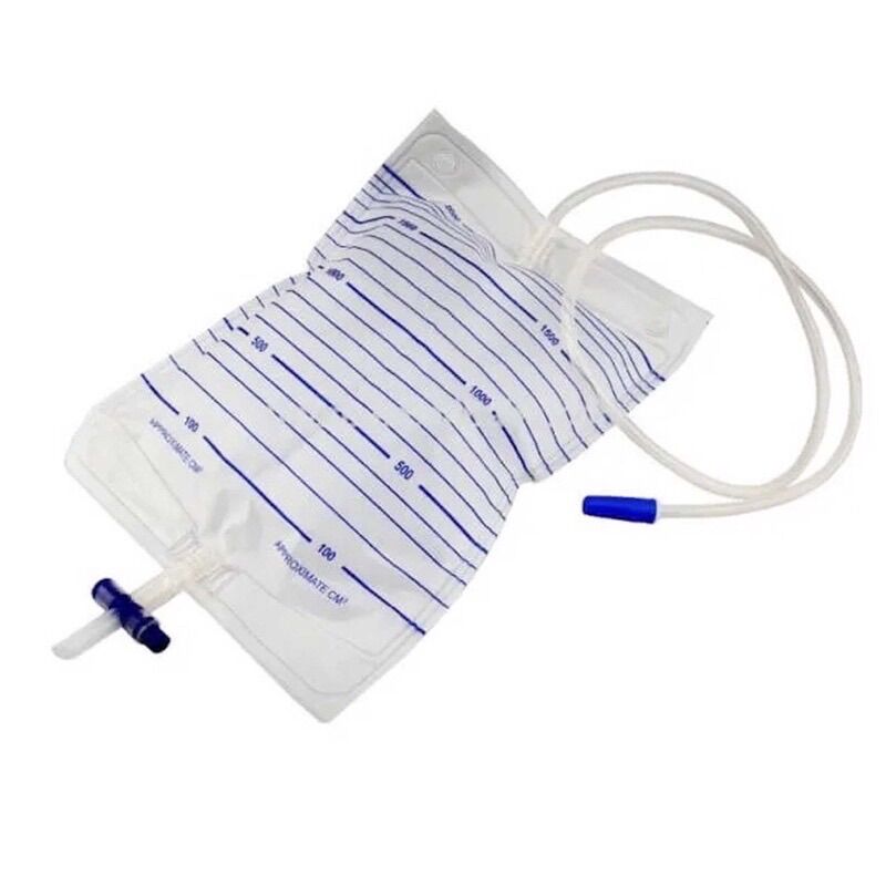 Túi đựng nước tiểu van ngang - Bịch 10 chiếc