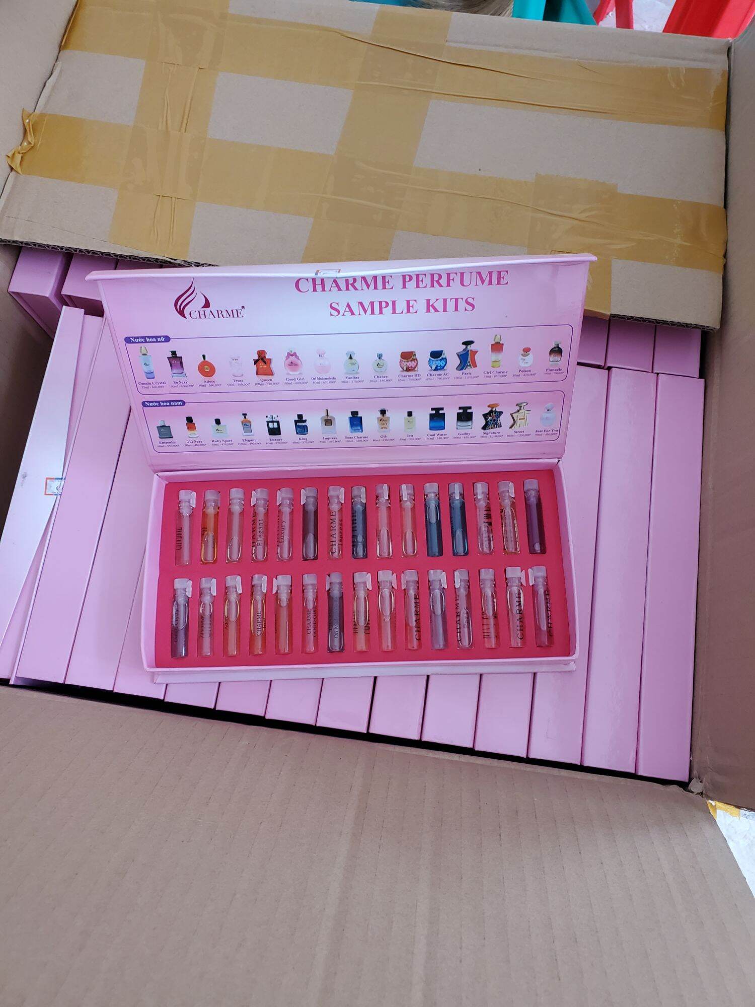 Bộ test nước hoa thử 30 mùi char-me