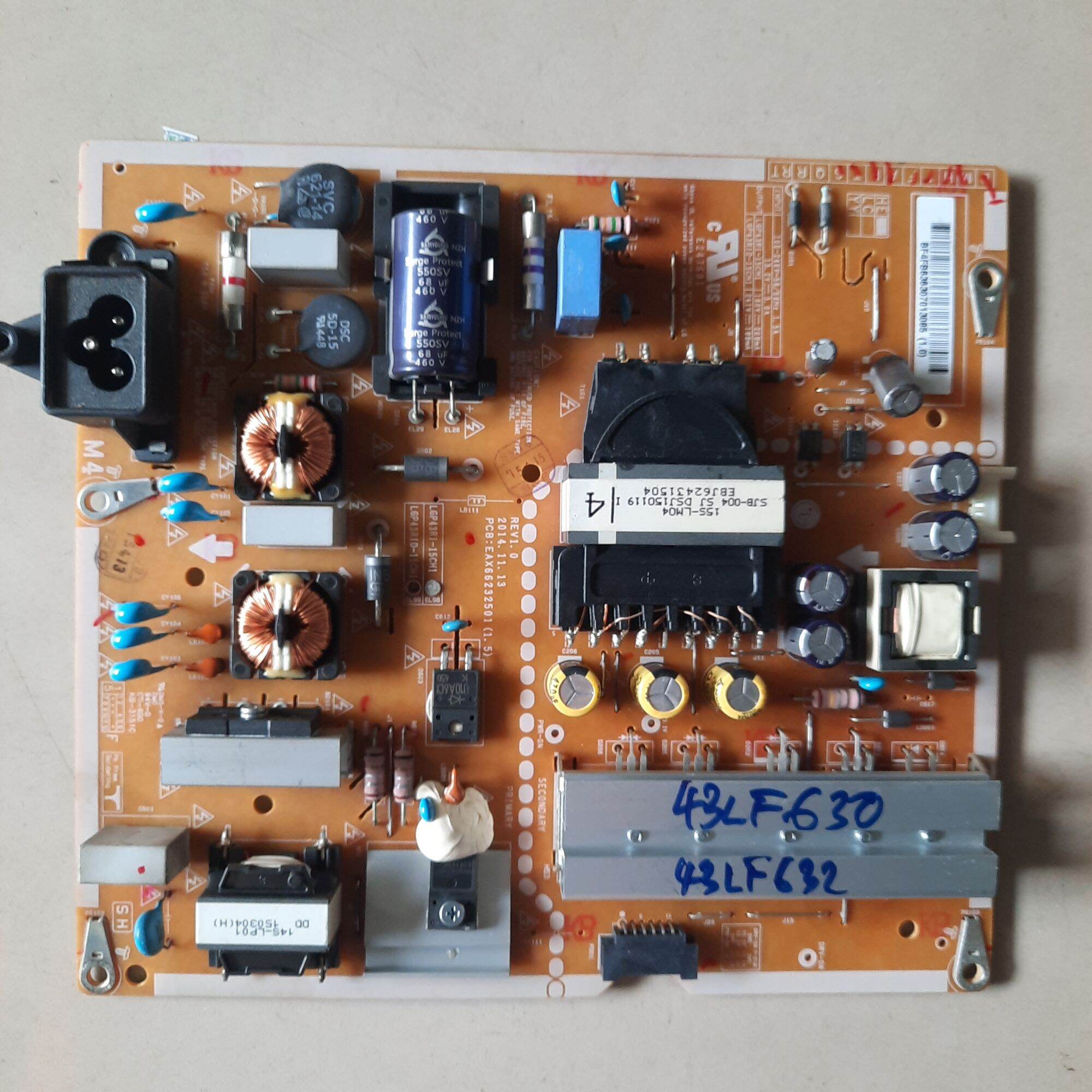 Bo mạch nguồn tivi 43lf630 43lf632