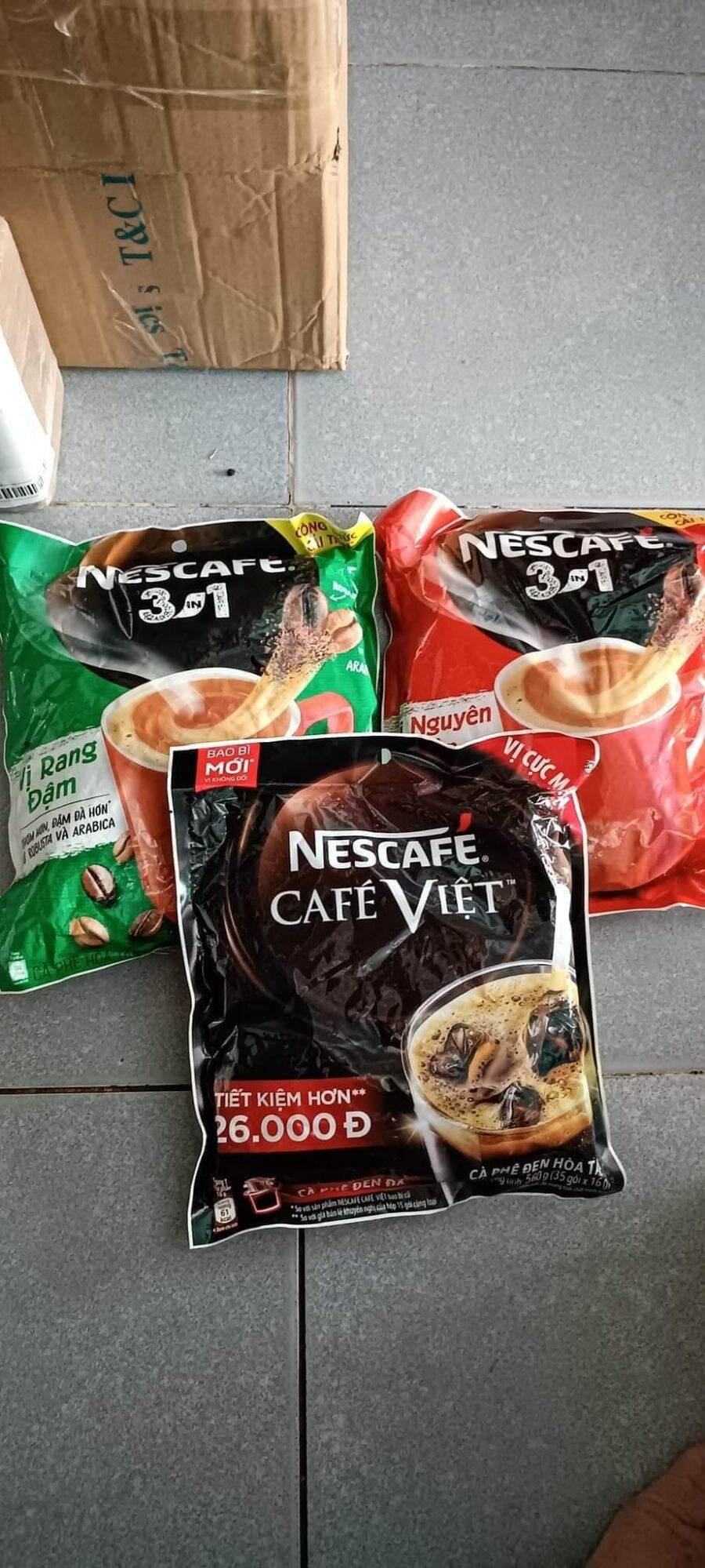 BỊCH NESCAFE ĐẬM ĐÀ HÀI HOÀ 46gói x 20gr