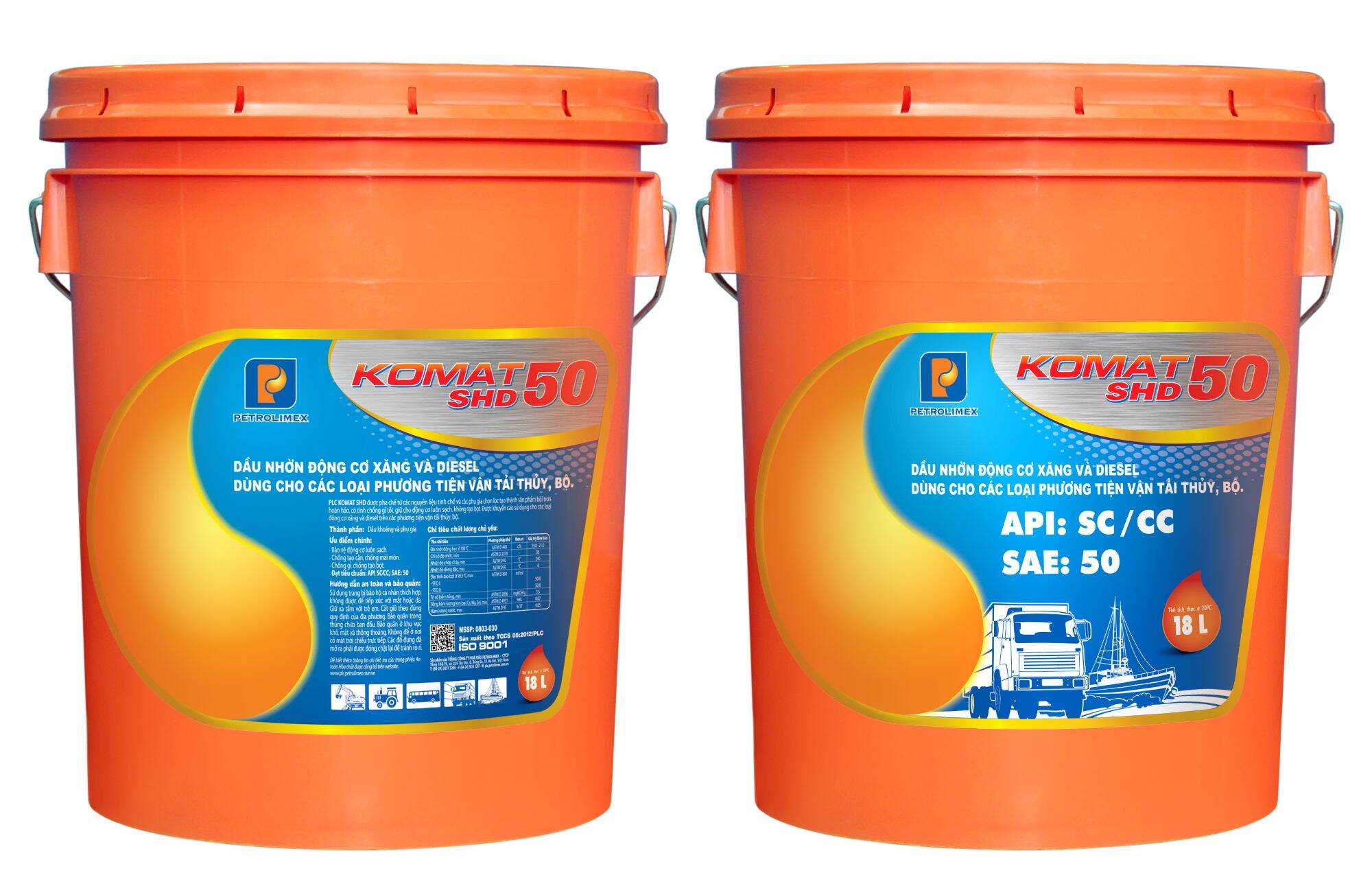[THÙNG 18 LÍT] Dầu nhớt CATER PLUS 50 ( diesel turbo) PETROLIMEX