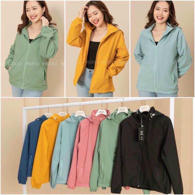 Áo Khoác Gió Nữ 2 lớp Cao Cấp Chống nước, Cản Gió, Cản bụi