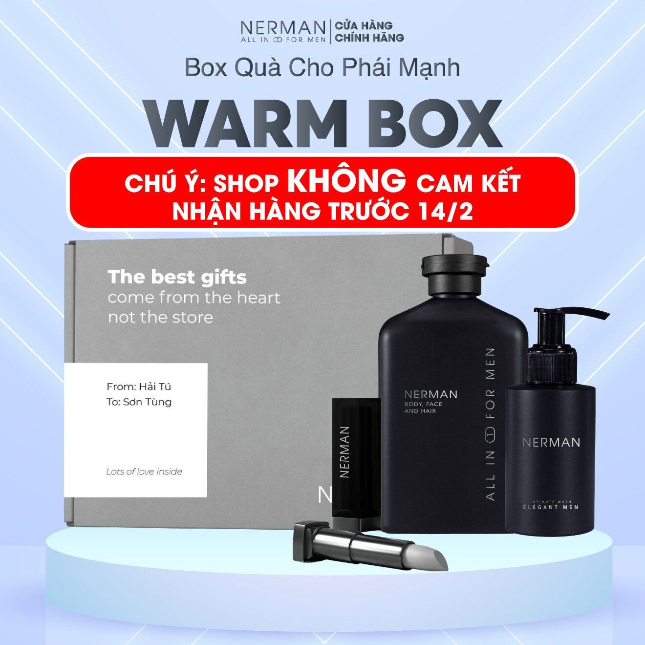 Bộ quà tặng nam giới WARM BOX- Sữa tắm gội hương nước hoa 3in1 350ml & thumbnail