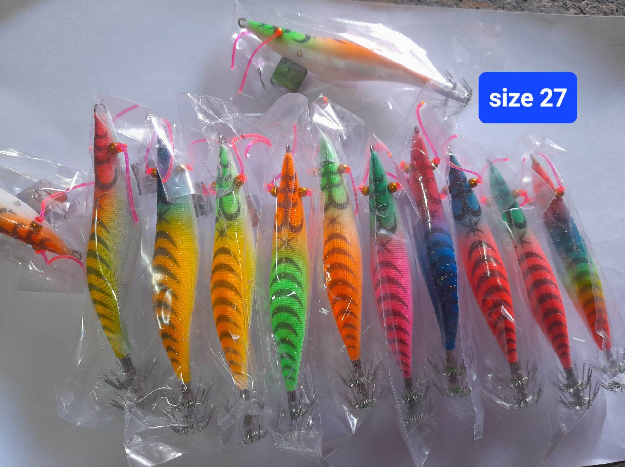 Tôm size 27.combo 10 con đủ màu