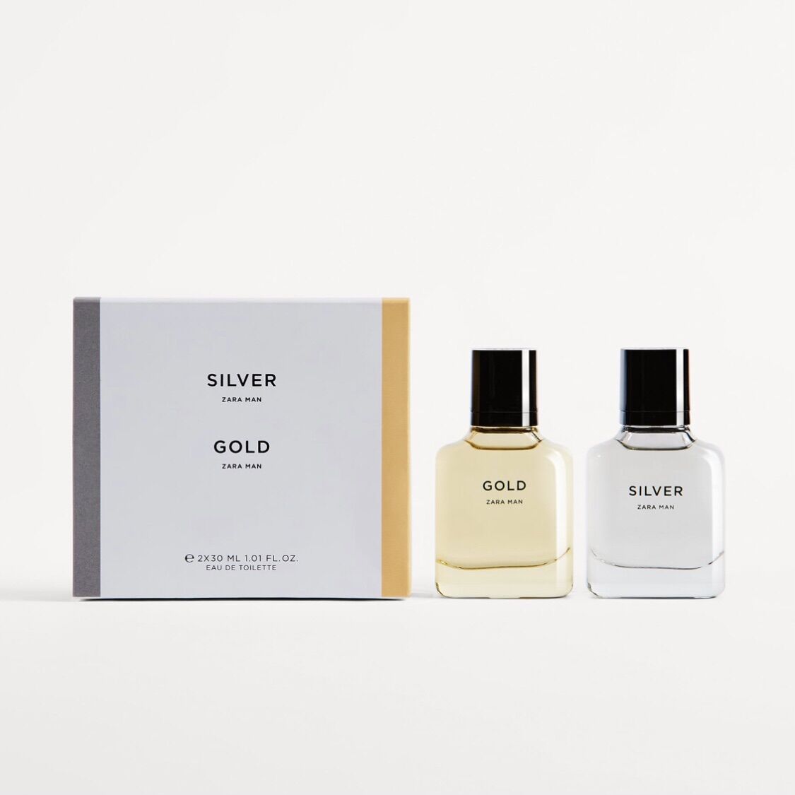 Set nước hoa nam zara man gold, silver 30ml
