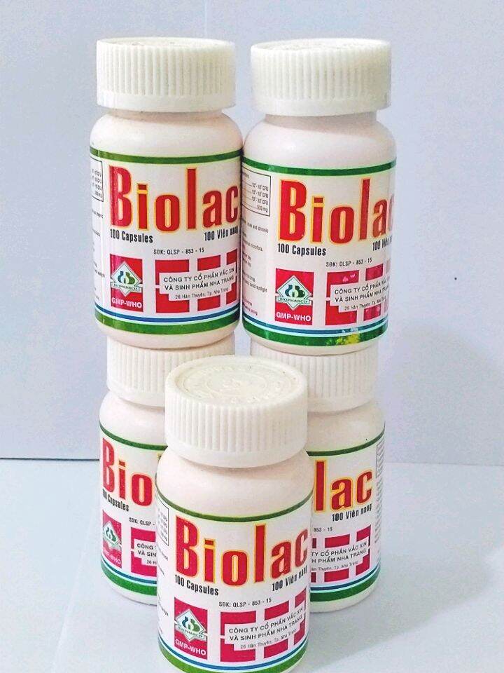 Men vi sinh  Biolac Chai 100 viên