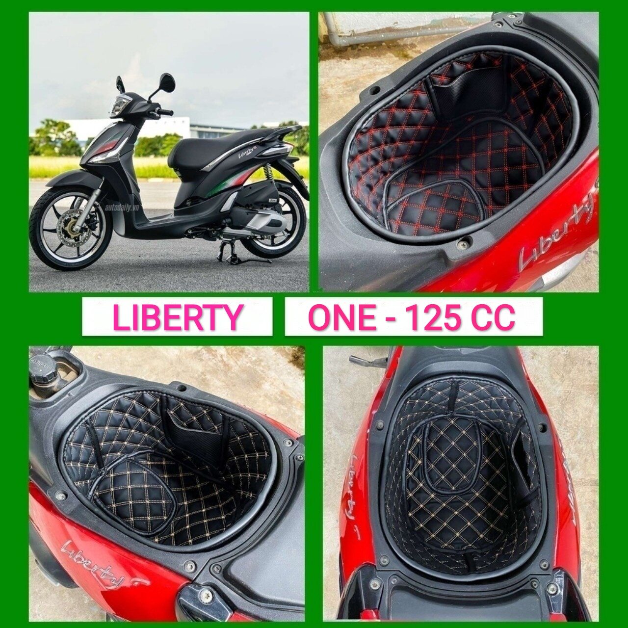 Đệm cốp xe máy liberty one*125