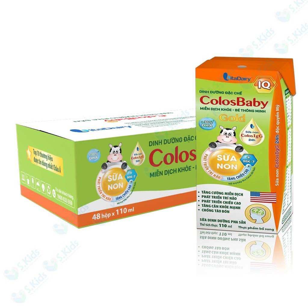 Sữa bột pha sẵn Colosbaby IQ Gold đủ loại 110ml/180ml