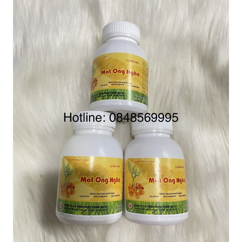 NGHỆ MẬT ONG lọ 500 viên