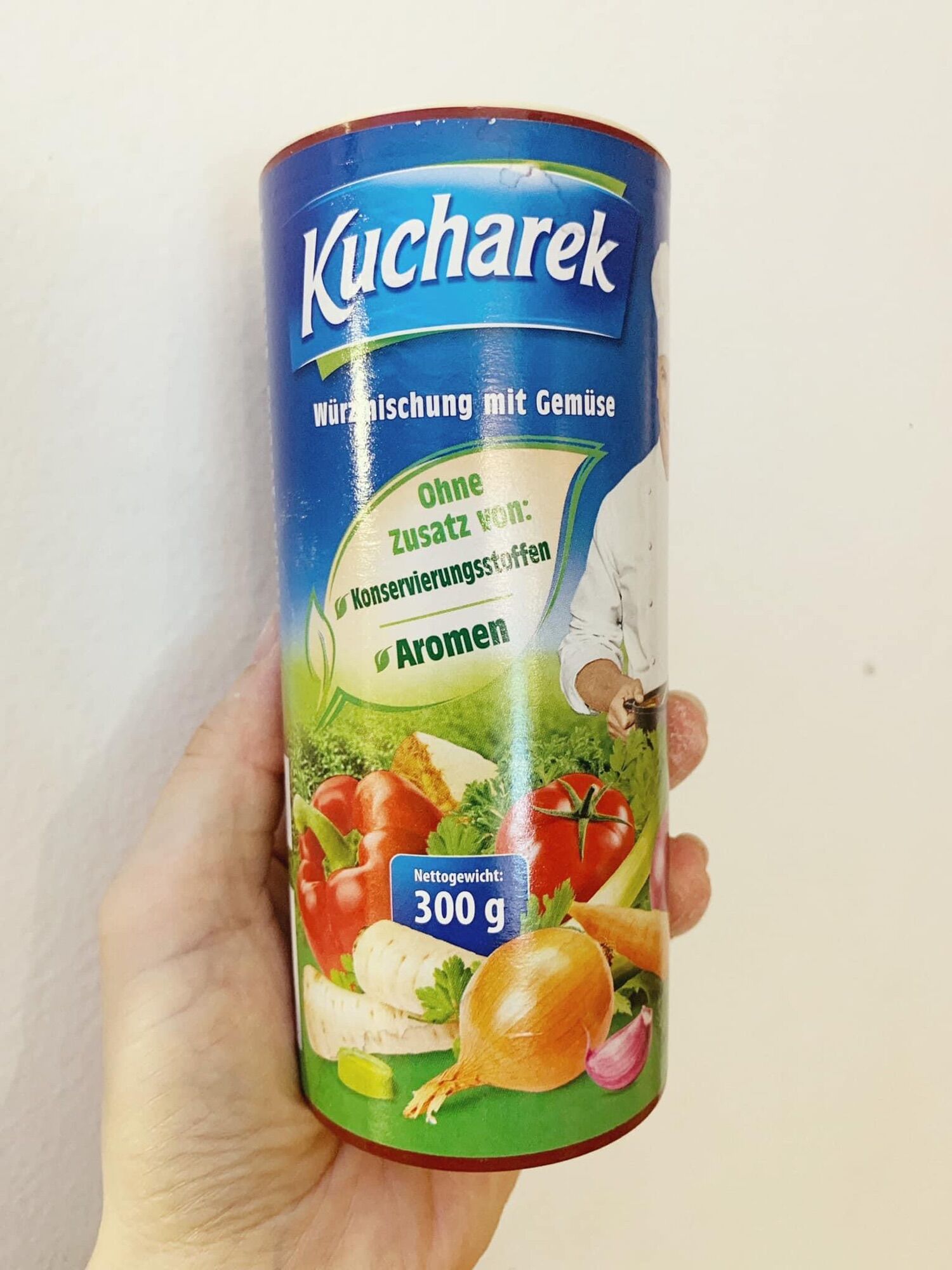 Hạt nêm rau củ quả Kucharek của Đức/300g