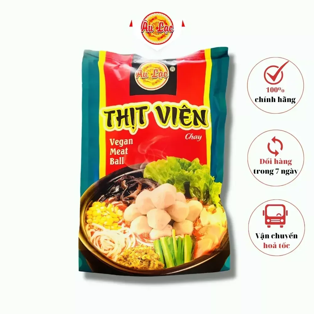 THỊT VIÊN CHAY ÂU LẠC 180G THỰC PHẨM CHAY ÂU LẠC.
