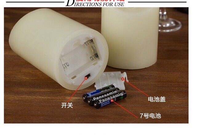 Nến điện tử, nến pin trang trí bộ 3 chiếc