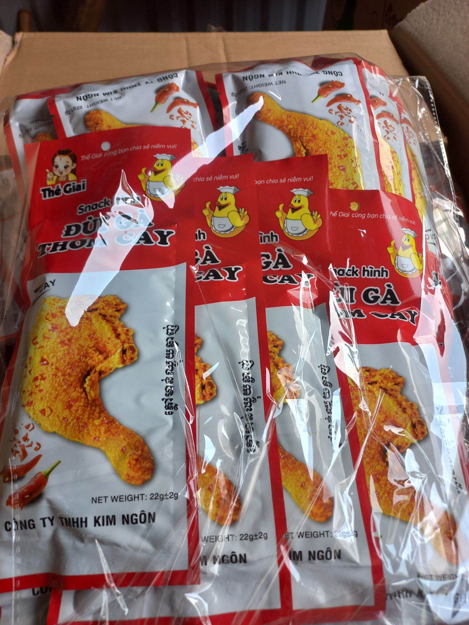 snack đùi gà thơm cay