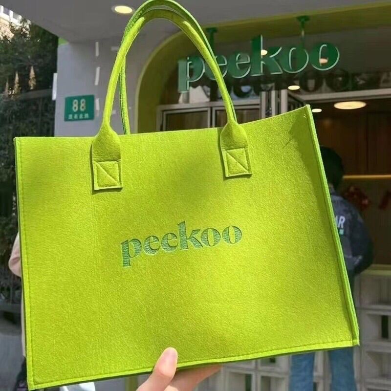 Túi Xách PEEKOO Xanh Lá hot trend siêu đẹp đi du lịch đi biển sang chảnh