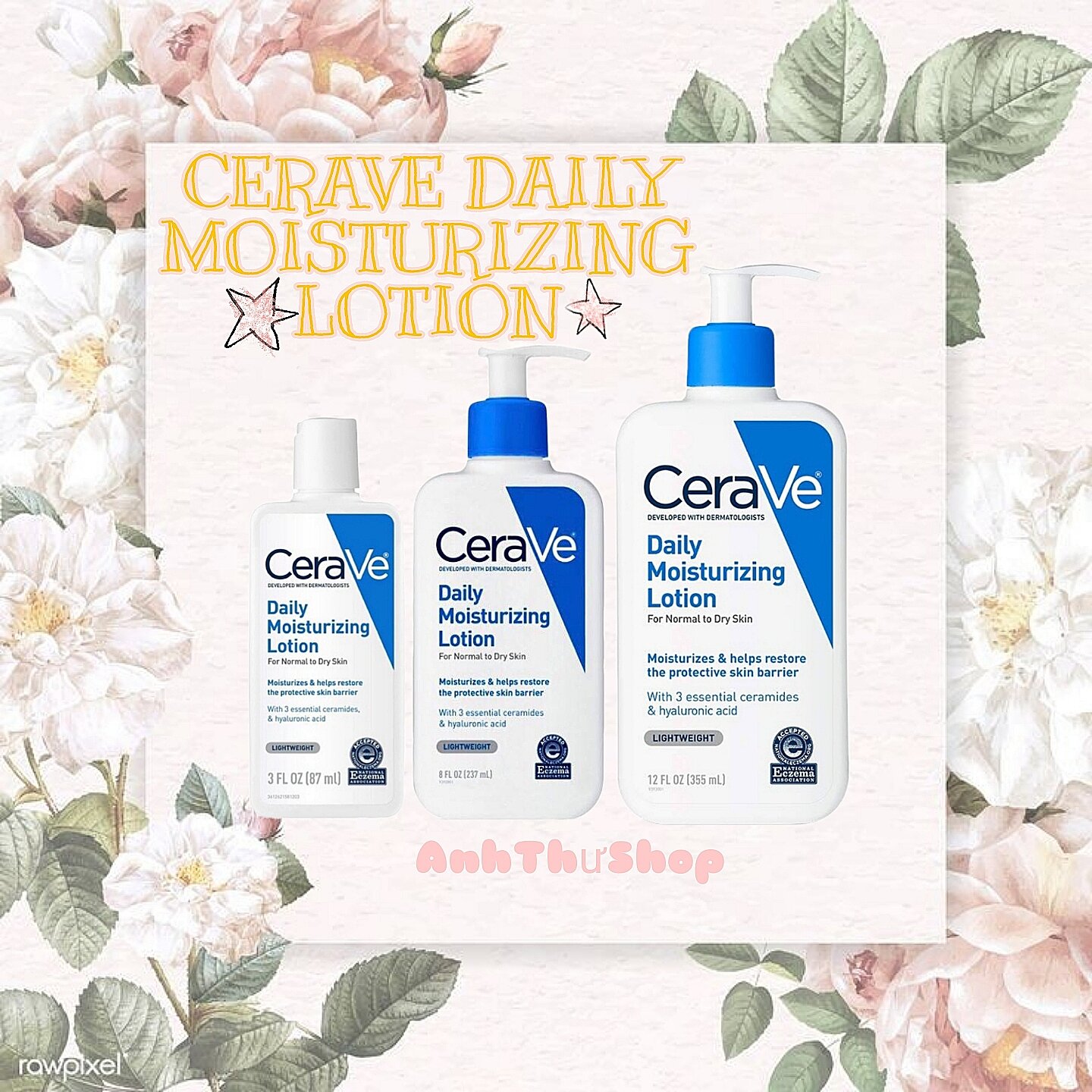 Lotion dưỡng ẩm Cerave Daily Moisturizing