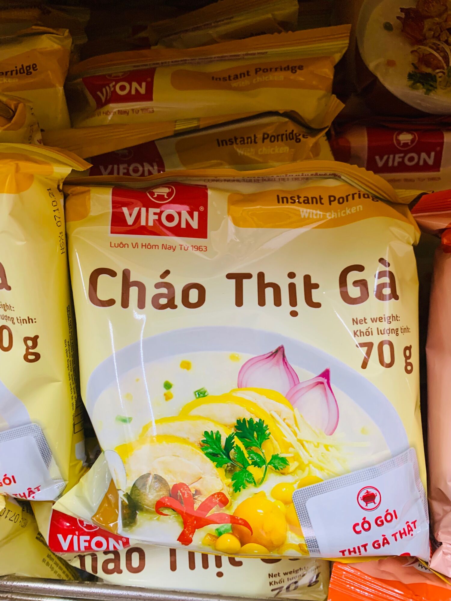 Cháo thịt bằm/cháo gà/cháo cá/cháo sườn Vifon