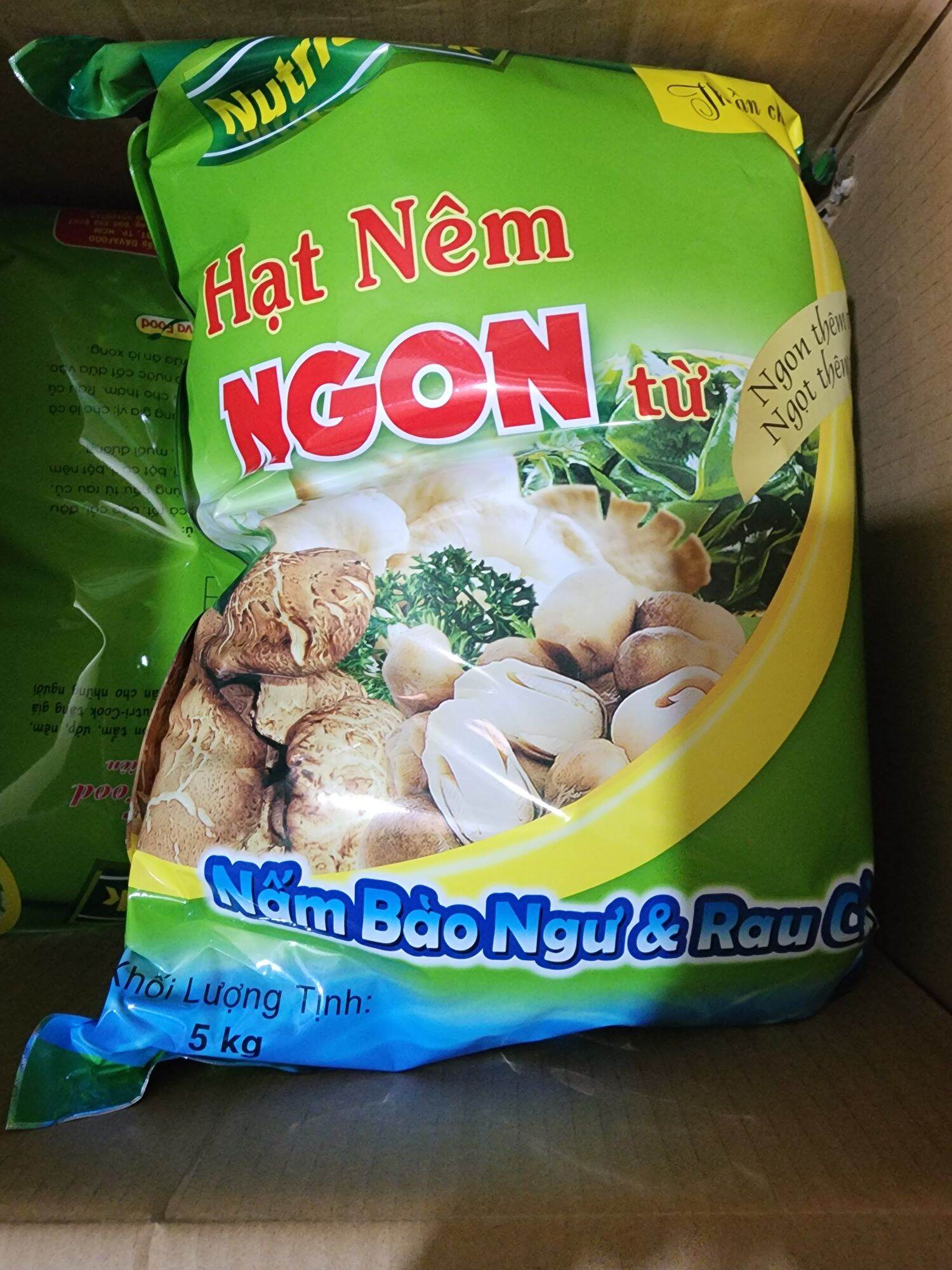 HẠT NIÊM CHAY NẤM BÀO NGƯ TÚI 5KG