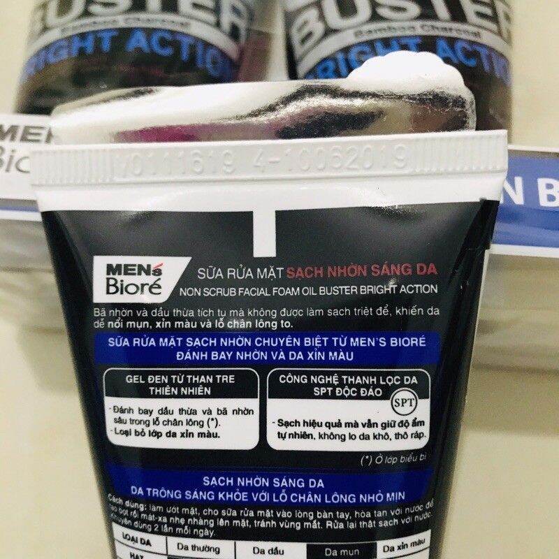 01 Túyp Sữa Rửa Mặt Biore Men 50g ( HSD : 6/2022)