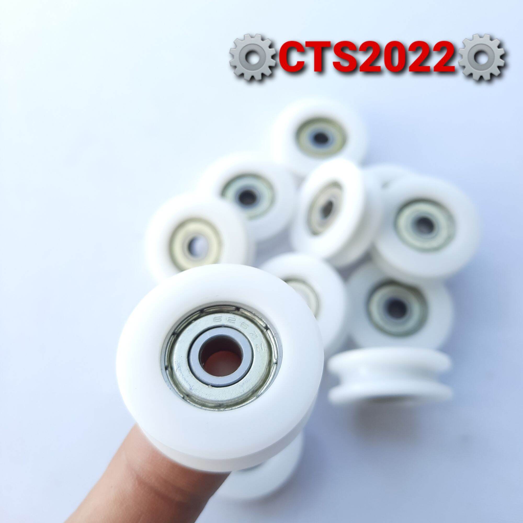 Con lăn nhựa dẫn hướng phi 30mm trục phi 6mm