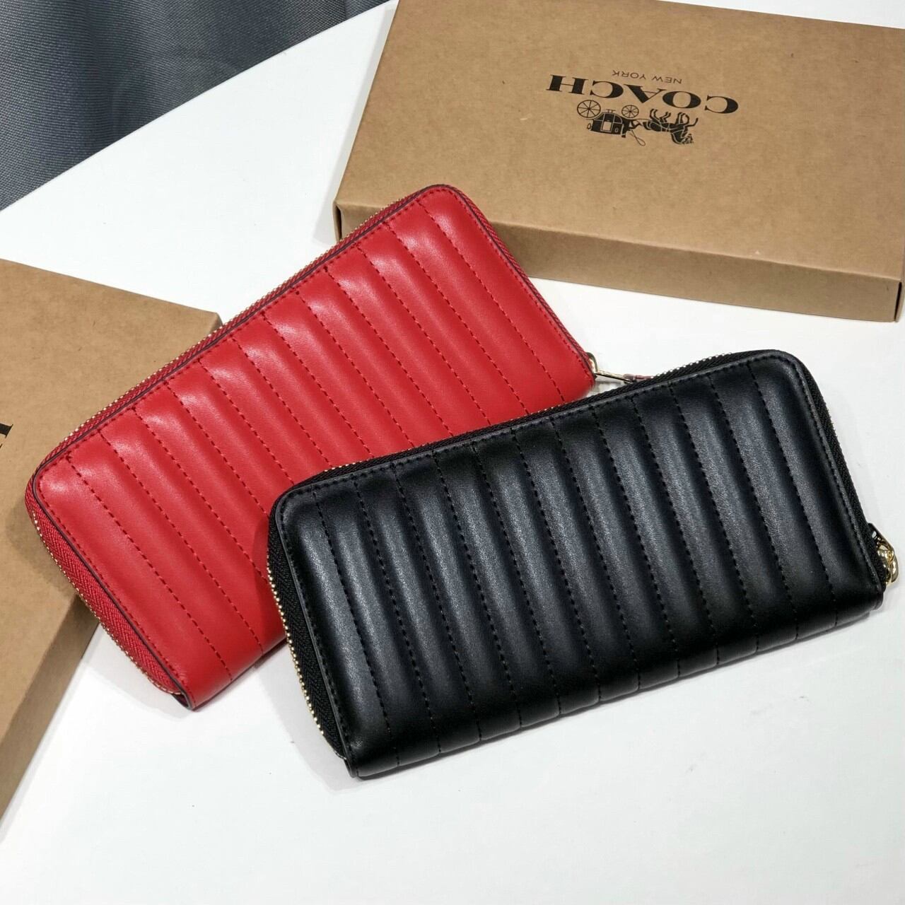 Ví C0*ACH ACCORDION ZIP WALLET da thật chuẩn xịn