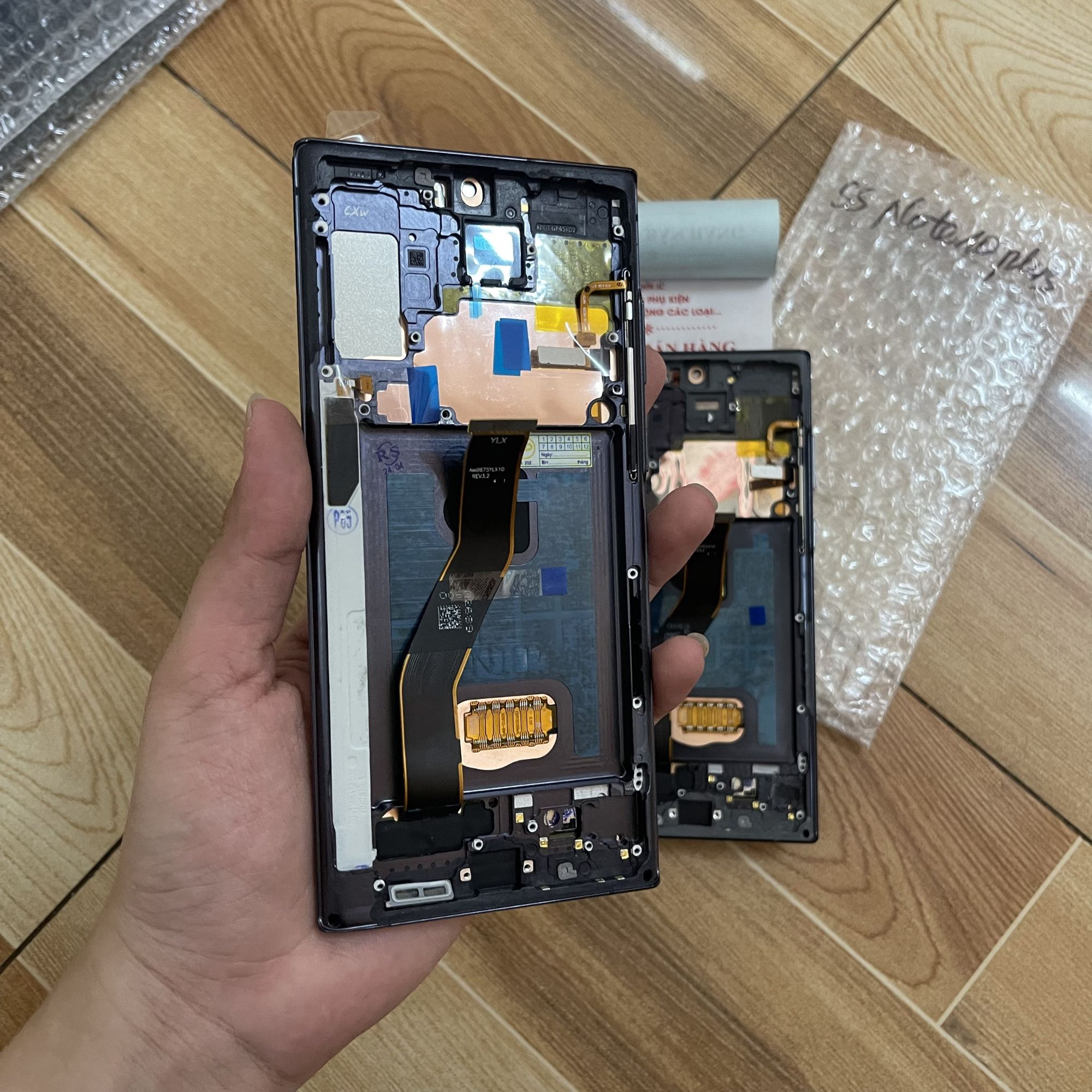 Màn hình samsung note 10 plus oled có khung