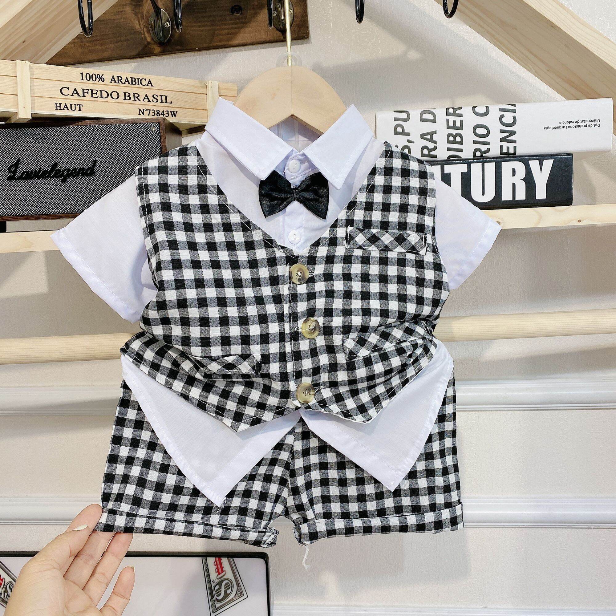 V2-Set công tử 4 chi tiết bé trai 8-18kg
