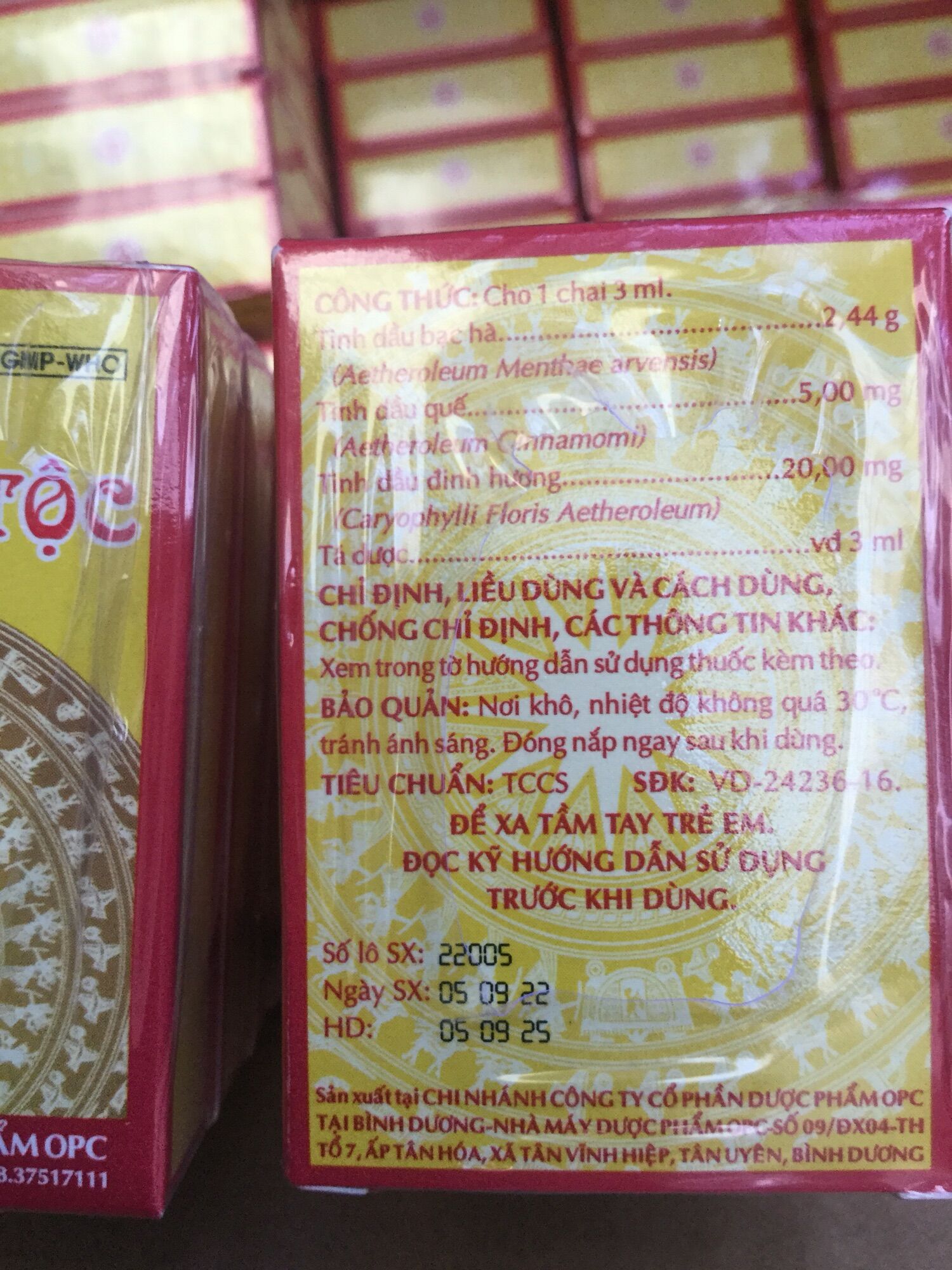 DẦU DÂN TỘC OPC ( Chai 3ml )