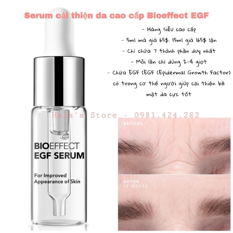 Tinh chất dưỡng tái tạo da cao cấp EGF Bioeffect