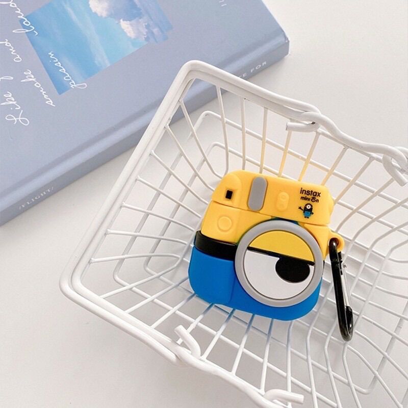 Case Airpods 1/2/pro Hình Máy Ảnh Minions