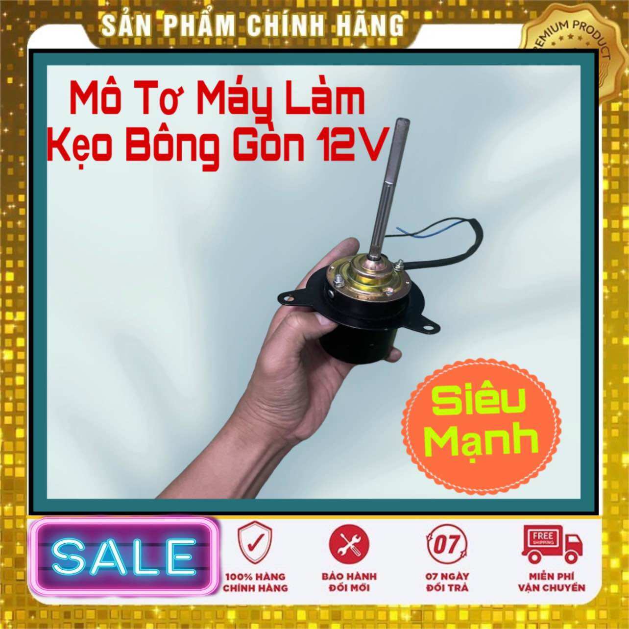 Mô tơ làm kẹo bông gòn 12v.