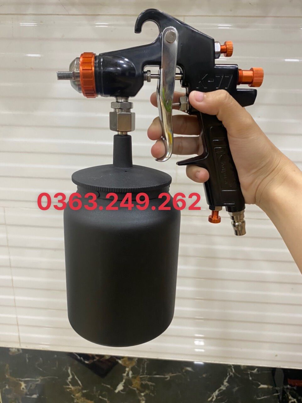 Súng phun sơn bình dưới 1000cc Kapusi