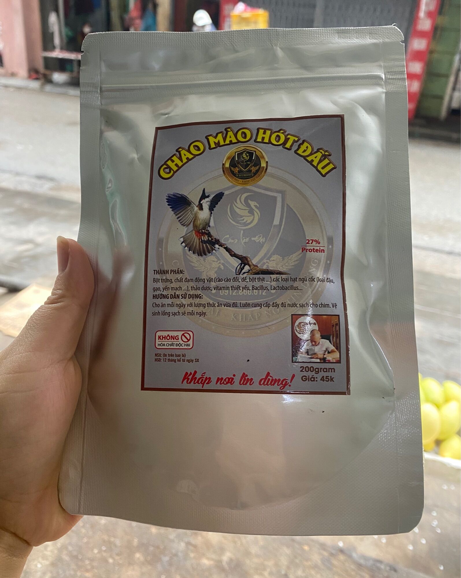 Cám chào mào hót đấu Lão Đại
