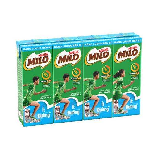 Sữa milo 180 ml ít đường