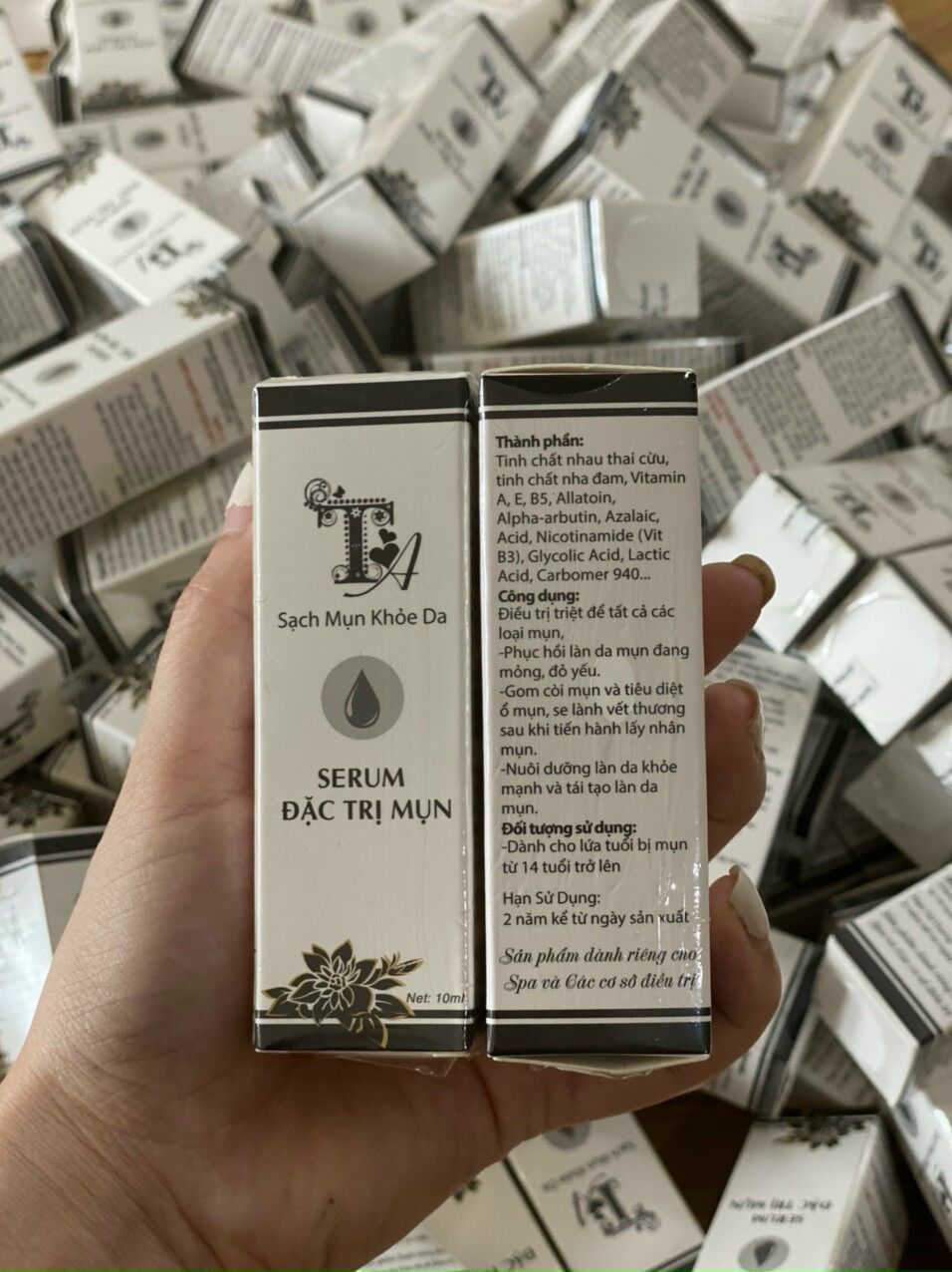 Serum Mụn TA, kháng sinh mụn siêu hiệu quả cho spa