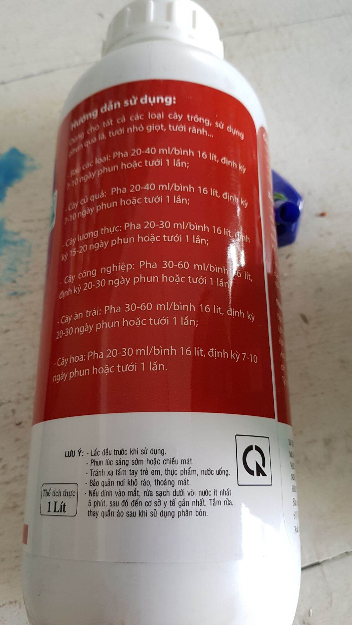 Phân bón lá NPK OMEGAGROW Plus 3-1-1 (1lít) giúp xanh lá, dày lá, phát rễ, mập cây,