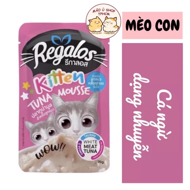PATE REGALOS GÓI 70g - PATE CHO MÈO MỌI LỨA TUỔI