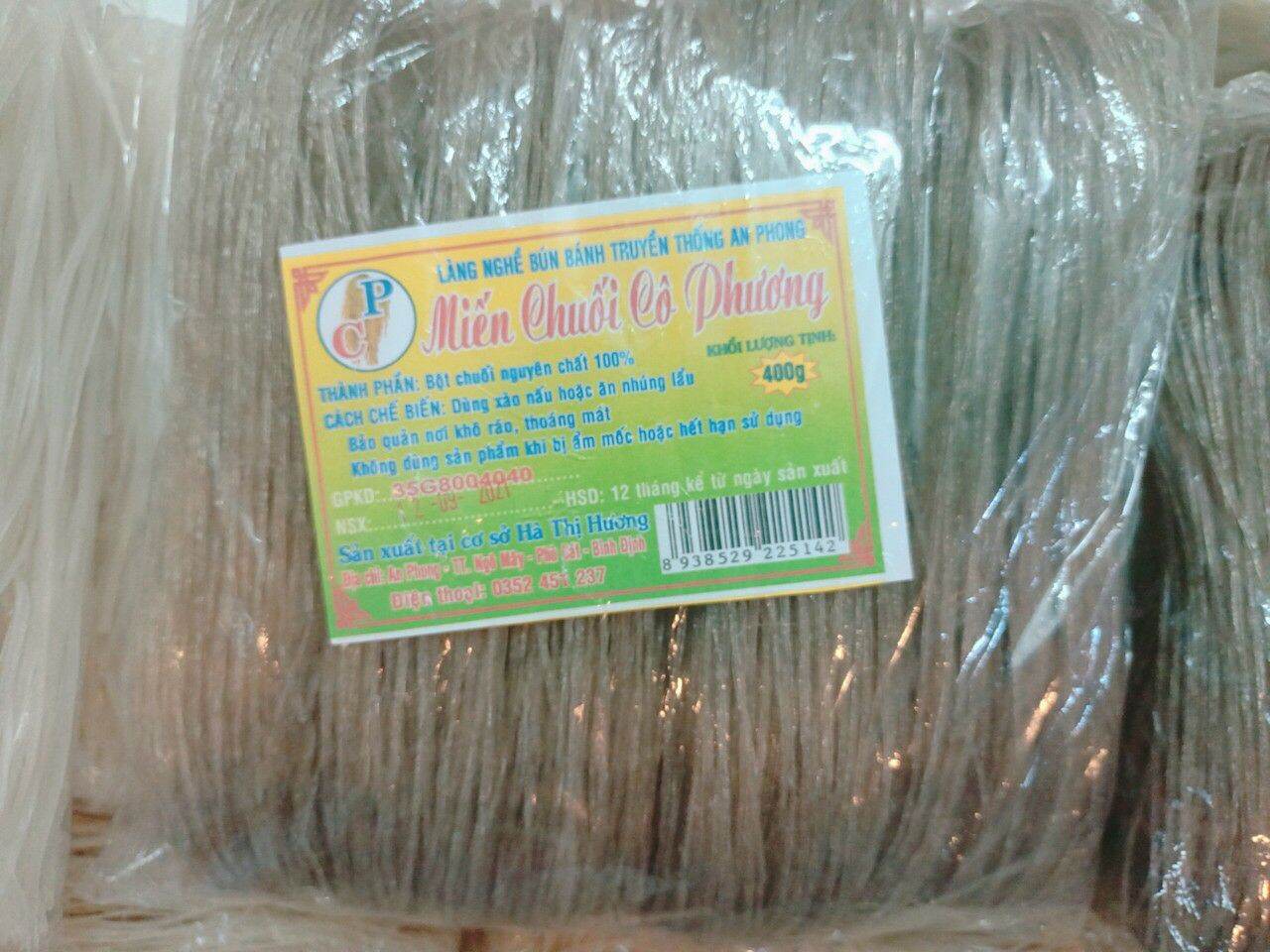 miến chuối cô phương Bình Định.