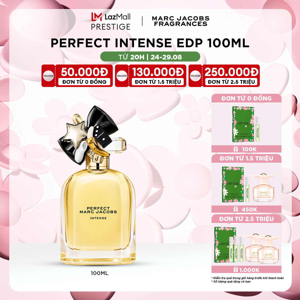 Nước hoa nữ marc jacobs perfect intense edp 100ml