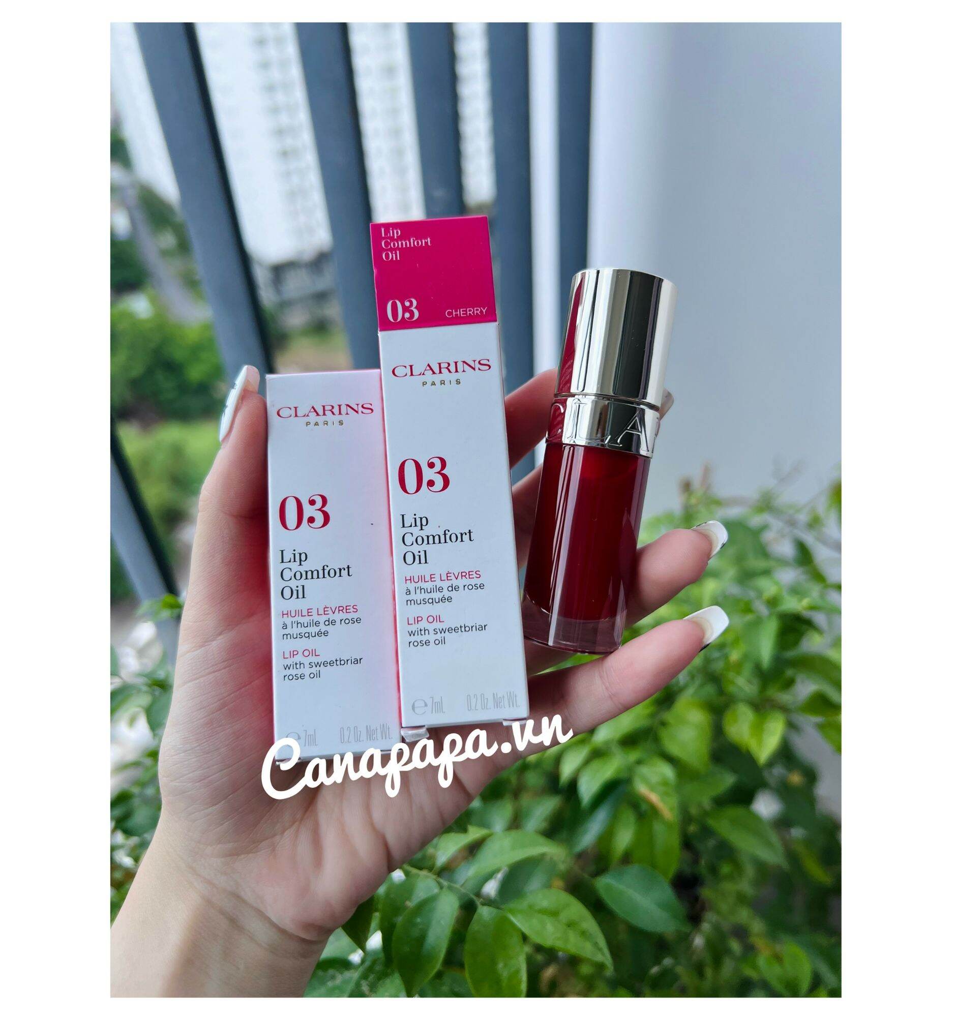 Son dưỡng clarins lip oil 03